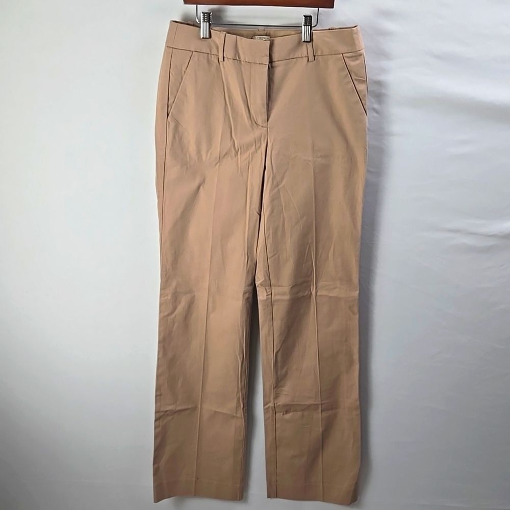 J. Crew Women's Khaki Stretch Chinos Pants Sz‎ 2R - NWT